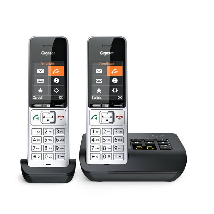 GIGASET COMFORT 500A duo (Argent, Noir) - Interdiscount