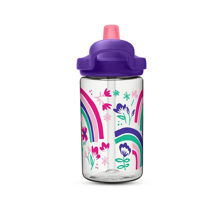 CAMELBAK Kindertrinkflasche Eddy+ (0.4 l, Violett, Lila, Grün, Pink, Mehrfarbig)