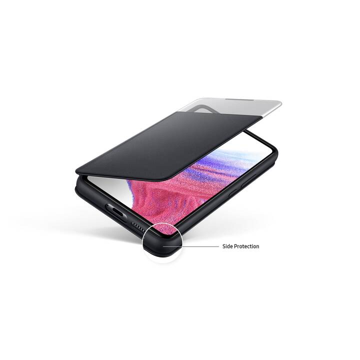 SAMSUNG Flipcover S-View (Galaxy A53 5G, Noir)