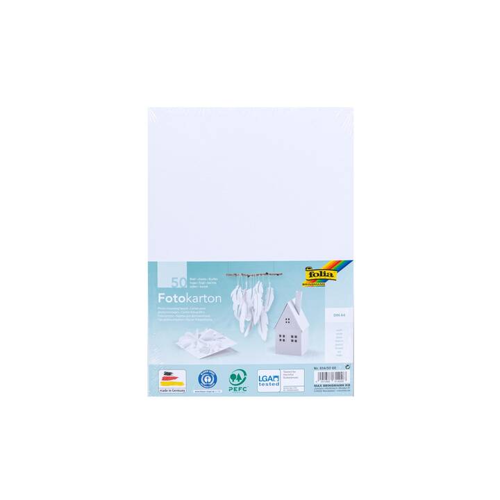 FOLIA Cartone (Bianco, A4, 50 pezzo)