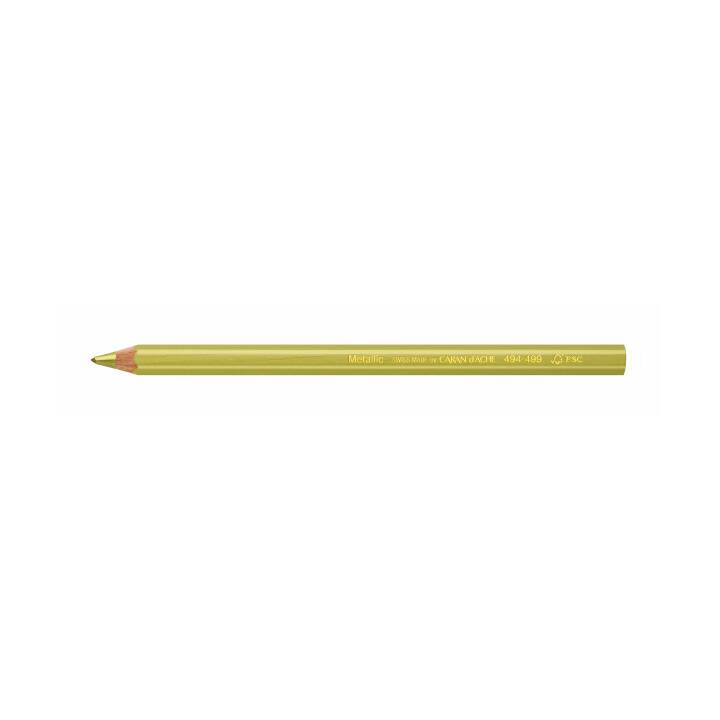 CARAN D'ACHE Matite colorate (Oro, 1 pezzo)