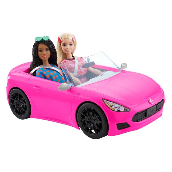 BARBIE Glam Cabrio Auto (Pink, Black)