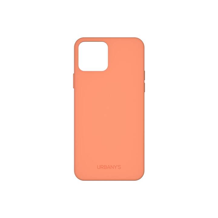 URBANY'S Backcover Sweet Peach (iPhone 14 Plus, Unicolore, Couleur pêche)