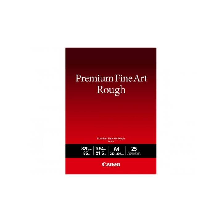 CANON Premium Fine Art Rough Fotopapier (25 Blatt, A4, 320 g/m2)