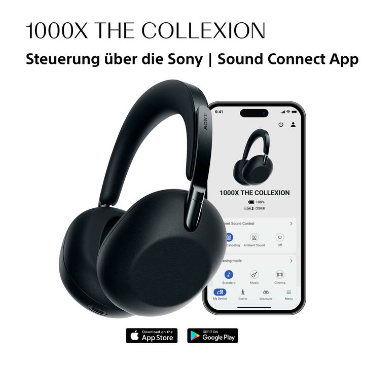 SONY 1000X The Collexion (ANC, Schwarz) - Interdiscount