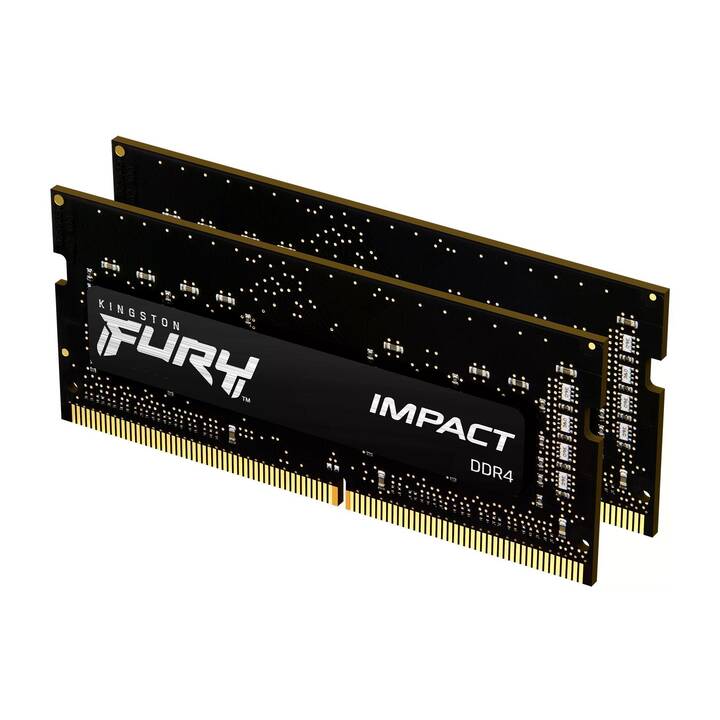 HYPERX Fury Impact KF426S16IBK2/32 (2 x 16 Go, DDR4 2666 MHz, SO-DIMM 260-Pin)