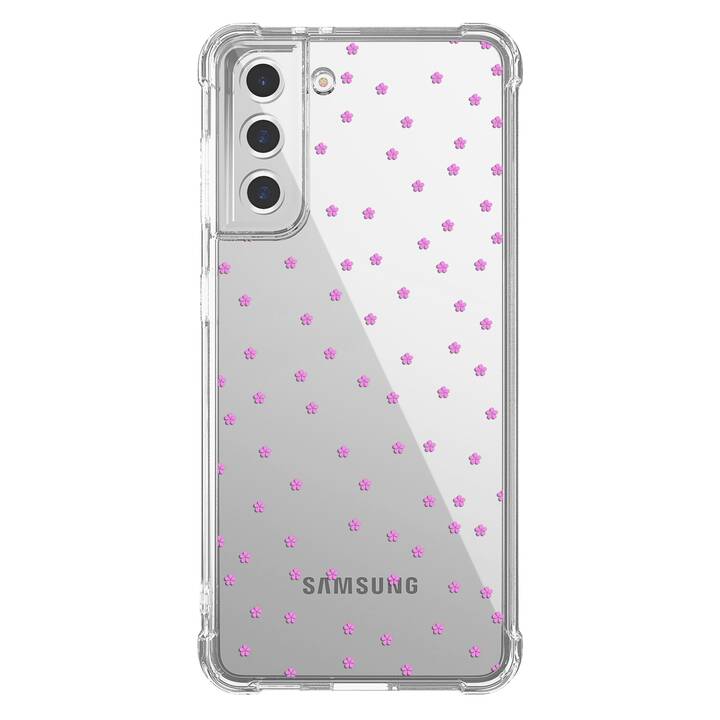 EG coque transparente pour Samsung Galaxy S22+ 5G 6.6" (2022) - rose - étoile