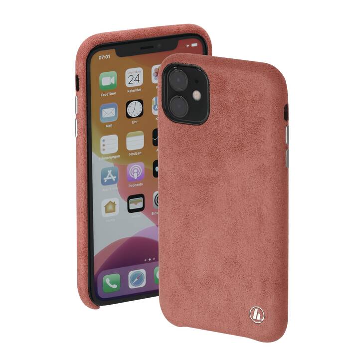 HAMA Backcover Finest Touch (iPhone 12 Mini, Coral)