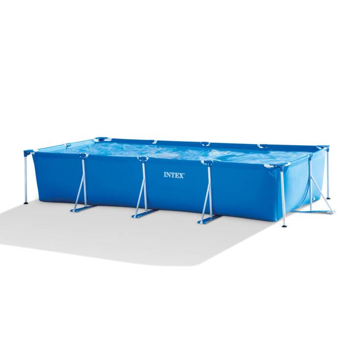 INTEX Piscine tubulaire Rectangular Frame (450 cm x 220 cm x 84 cm)