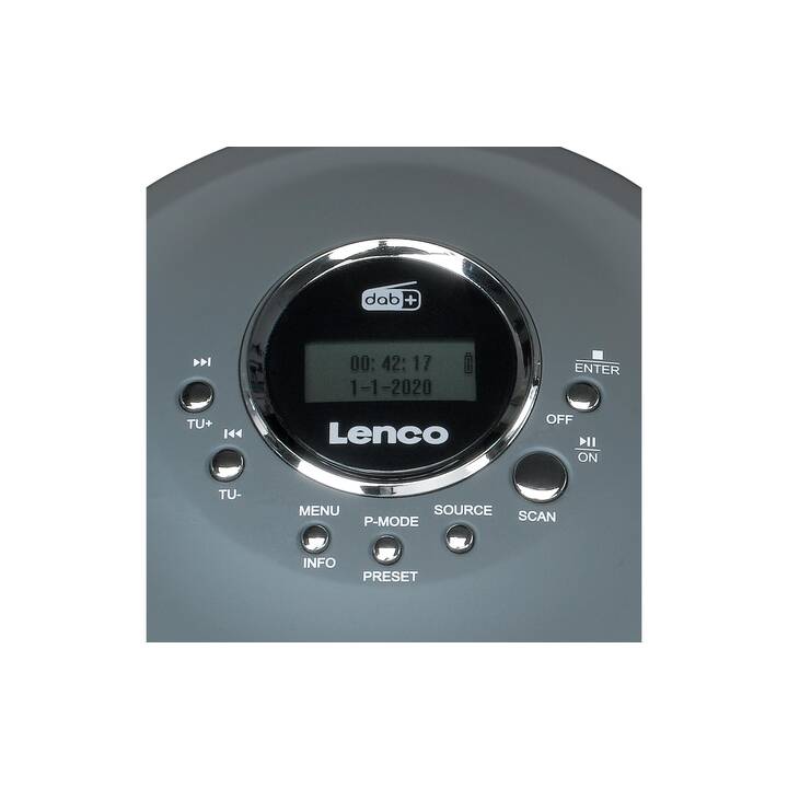 LENCO Lettori CD CD-400GY (Grigio)