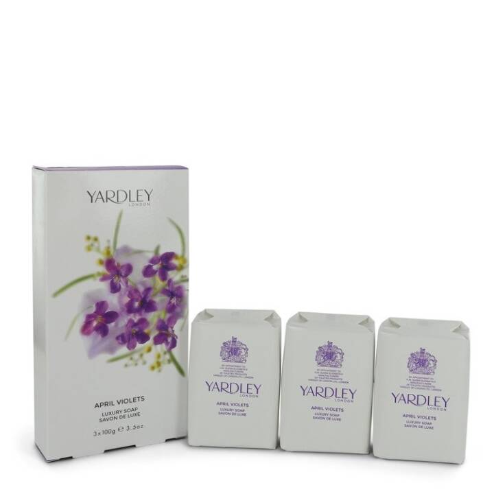 YARDLEY LONDON Savon April Violets (3 x 100 g)