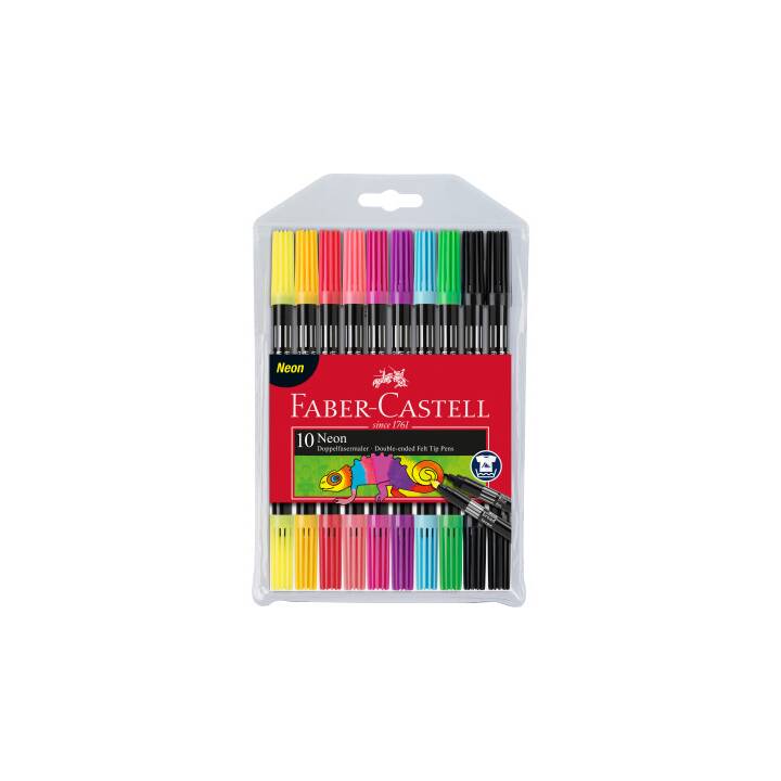 FABER-CASTELL 151109 Crayon feutre (Multicolore, 10 pièce)