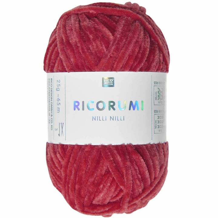 RICO DESIGN Wolle Ricorumi Nilli Nilli (25 g, Rot)