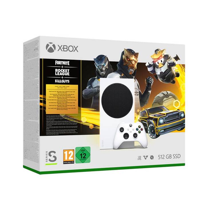 MICROSOFT Xbox Series S – Gilded Hunter Bundle 512 GB (Fortnite, Rocket League, Fall Guys, DE, IT, FR)