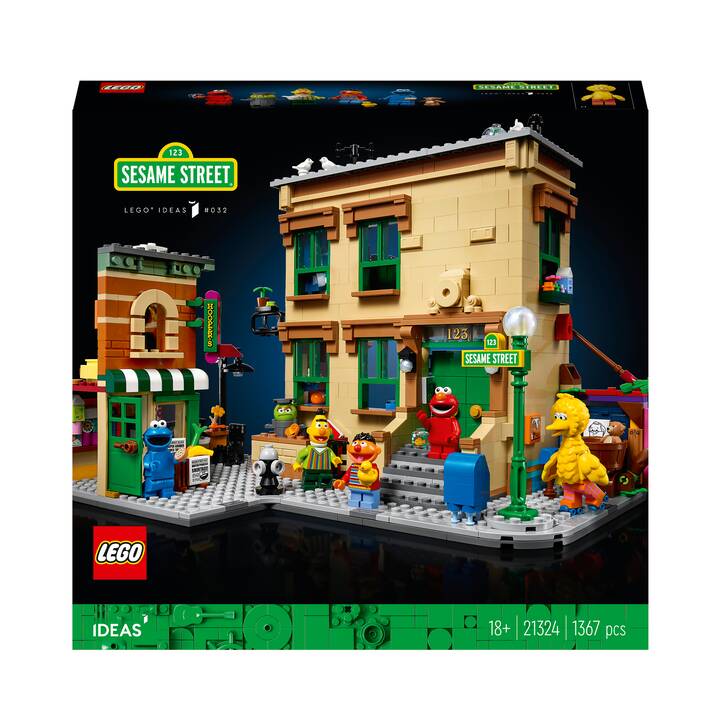 LEGO Ideas 123 Sesame Street (21324, Difficile à trouver) Interdiscount