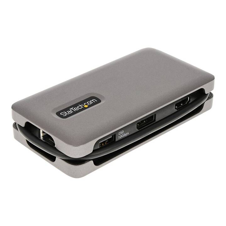 STARTECH.COM  (3 Ports, DisplayPort, RJ-45, USB di tipo C, USB di tipo A)