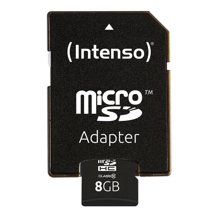 INTENSO MicroSDHC Performance (Class 10, 8 Go, 20 Mo/s)
