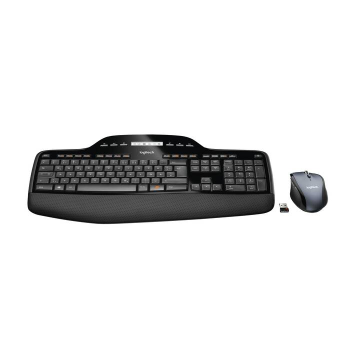 LOGITECH MK710 (USB, Svizzera, Senza fili)