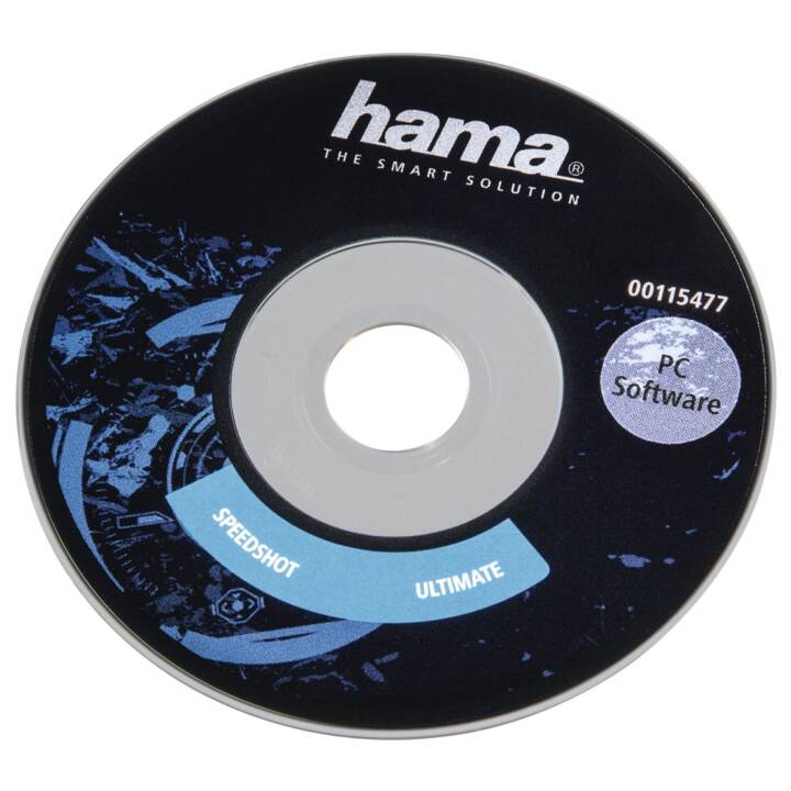 HAMA Speedshot USB-Hub (PlayStation 3, Microsoft Xbox 360, PlayStation 4, Microsoft Xbox One, Grau, Schwarz)
