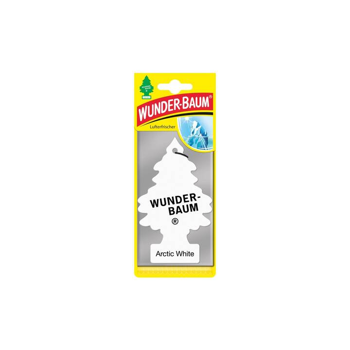 WUNDER-BAUM Fahrzeuglufterfrischer Arctic White (Zitrone, Frisch)