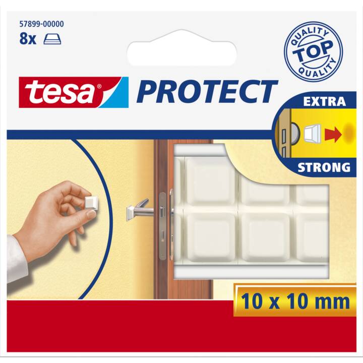 TESA Schutzpuffer Protect (Weiss, 8 Stück)