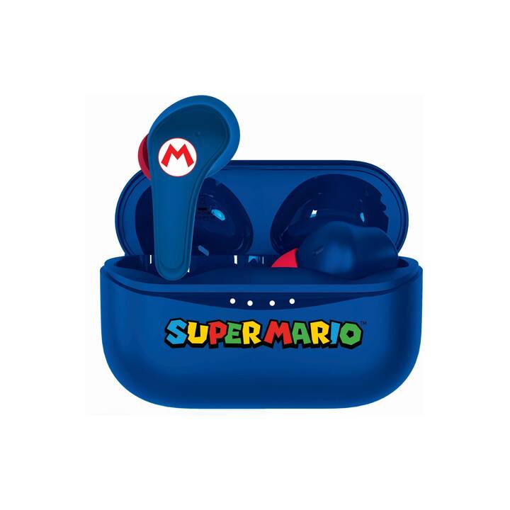 OTL TECHNOLOGIES Super Mario (In-Ear, Bluetooth 5.0, Bleu)