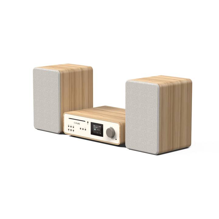 PURE Classic Stereo (Marrone chiaro, Bianco, Bluetooth, CD)