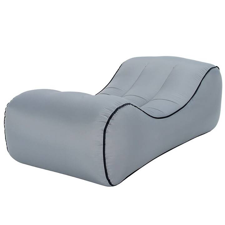 EG divano gonfiabile - grigio - 120cmx60cmx35cm