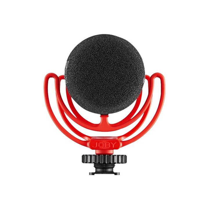 JOBY Wavo Microphone de table (Black, Rouge)