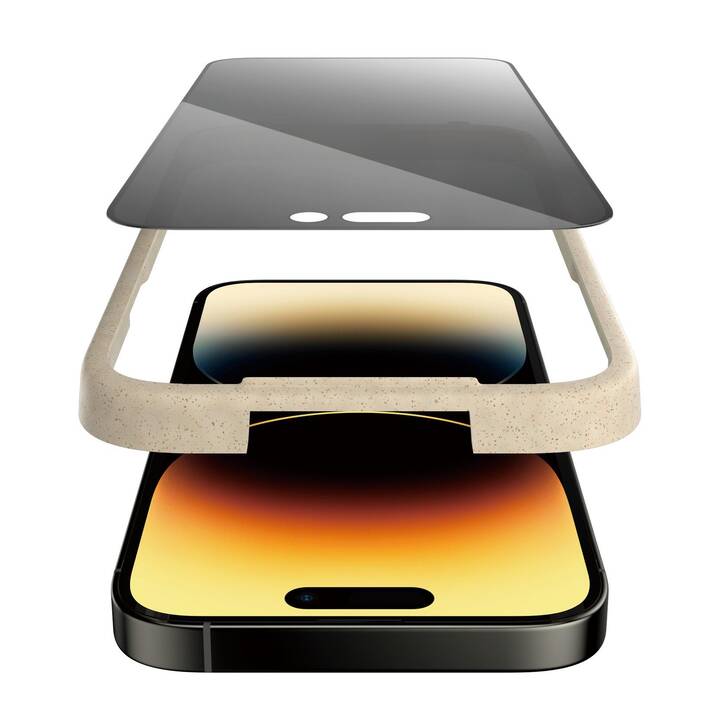 PANZERGLASS Verre de protection d'écran Ultra Wide Fit Privacy (iPhone 14 Pro, 1 pièce)