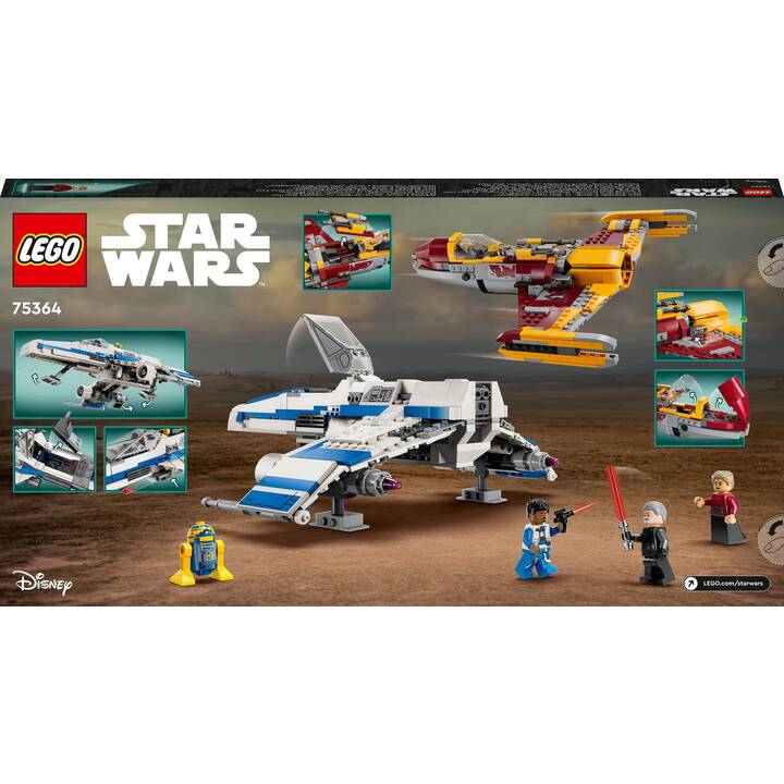 LEGO Star Wars L’E-wing de la Nouvelle République contre le chasseur de Shin Hati (75364)