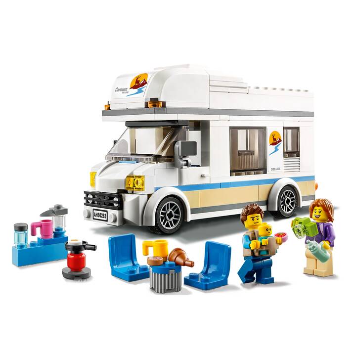 LEGO City Le camping-car de vacances (60283)