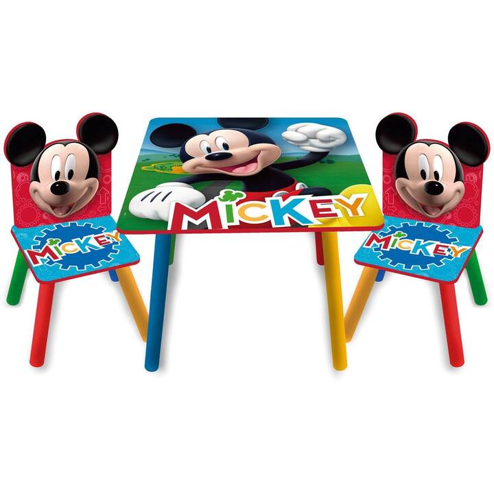 ARDITEX Ensemble table et chaise enfant Mickey (Multicolore)