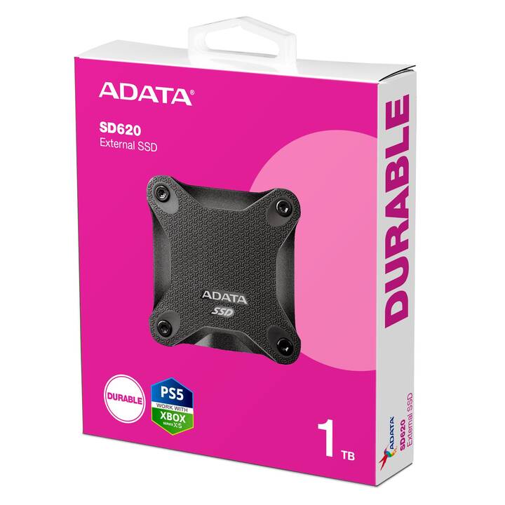 ADATA SD620 (MicroUSB B, 1000 GB, Schwarz)
