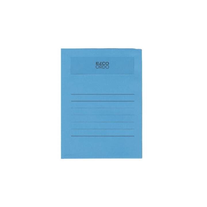 ELCO Cartellina trasparente (Blu, A4, 50 pezzo)