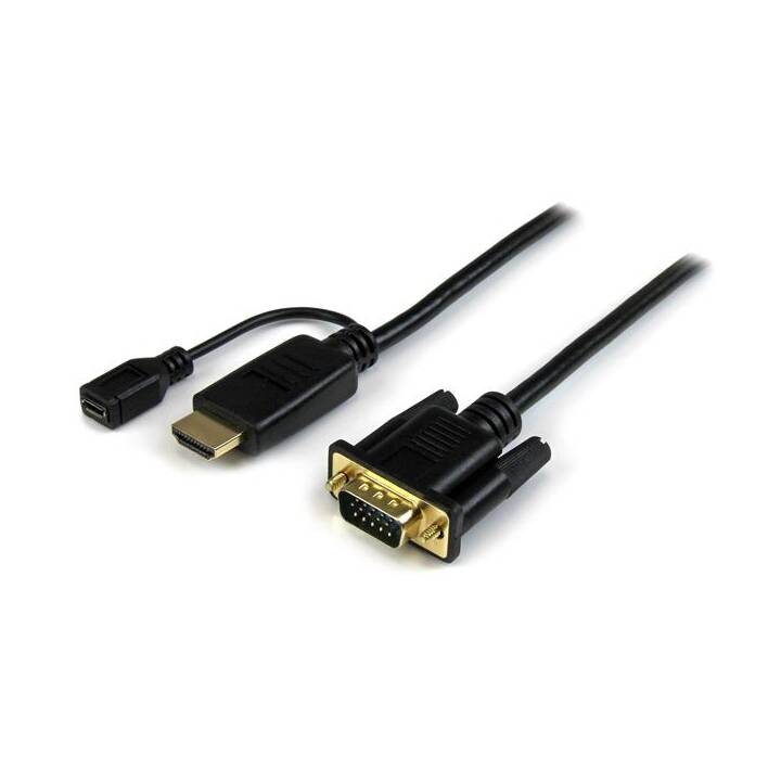 STARTECH.COM Adapter (VGA, MicroUSB Typ-B, HDMI, 3 m)