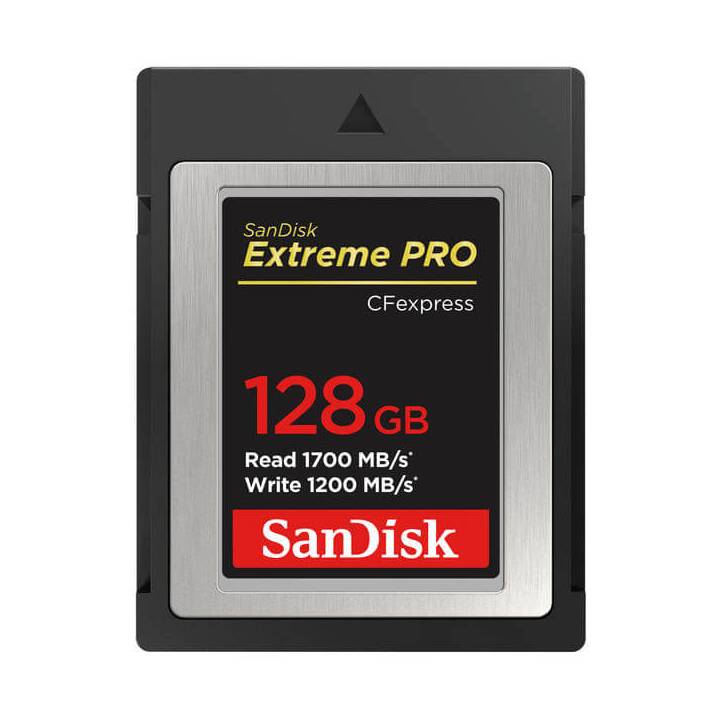 SANDISK CFexpress Extreme PRO 128 GB (Class 10, 1700 MB/s)