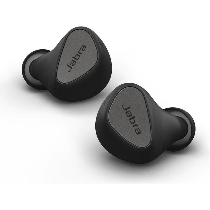 JABRA Elite 5 (In-Ear, ANC, Bluetooth 5.2, Titan, Schwarz)