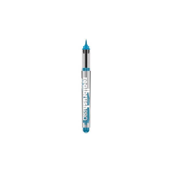 KARIN  Real Brush Pen Pro  Traceur fin (Cyan, 1 pièce)