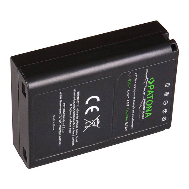 PATONA Olympus PS-BLN-1 Kamera-Akku (Lithium-Ionen, 1140 mAh)