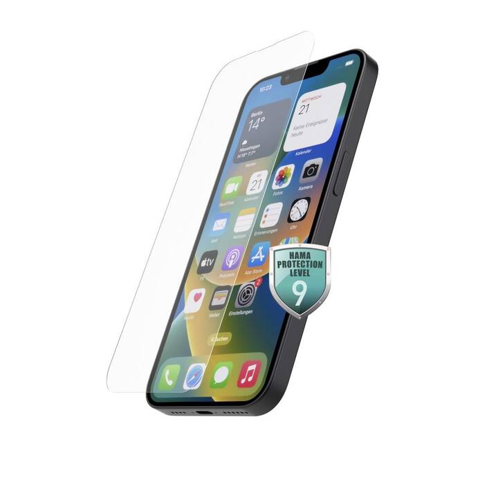 HAMA Sfoglio protezione da schermo Premium Crystal Glass (iPhone 13 Pro Max, iPhone 12 Mini, iPhone 14 Pro Max, iPhone 12 Pro Max, iPhone 14 Plus, iPhone 15 Pro, iPhone 13 mini, iPhone 14 Pro, 1 pezzo)
