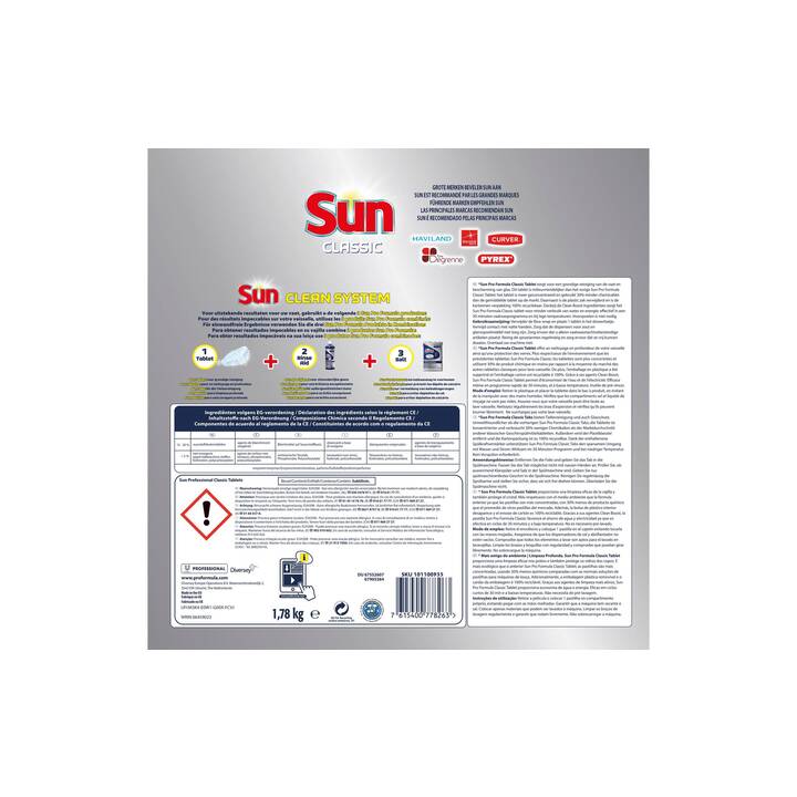 SUN Spülmaschinenmittel Pro Formula (188 Tabs)