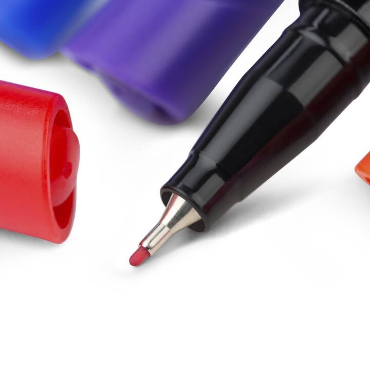 BIC Intensity Fine Penna a fibra (Pink, Blu, Viola, Verde, Nero, Rosso, 8 pezzo)