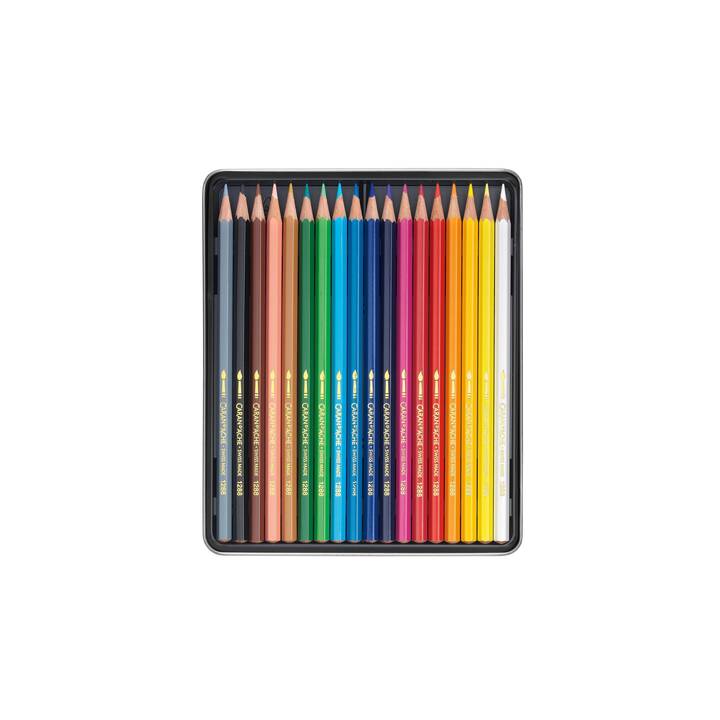 CARAN D'ACHE Farbstift Fancolor (Mehrfarbig, 18 Stück)