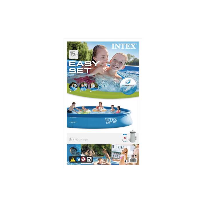 INTEX Piscina fuori terra in tessuto Easy Set (840 cm x 457 cm x 84 cm)