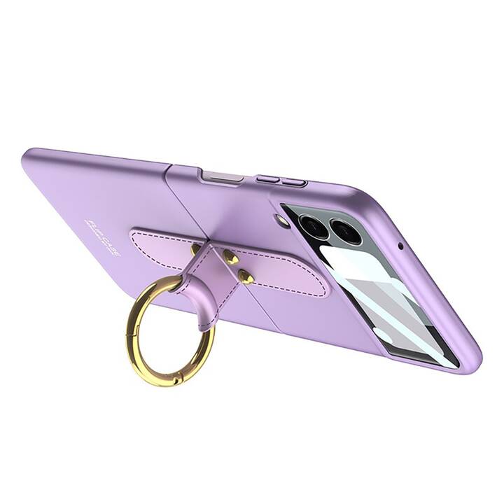 EG coque avec porte-clés pour Samsung Galaxy Z Flip 3 6.7" (2021) - violet
