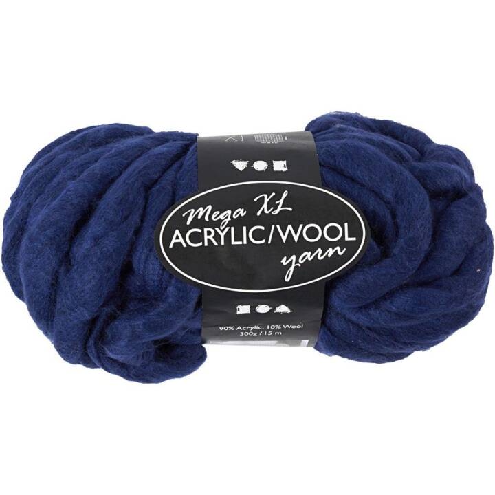 CREATIV COMPANY Wolle XL (300 g, Blau)