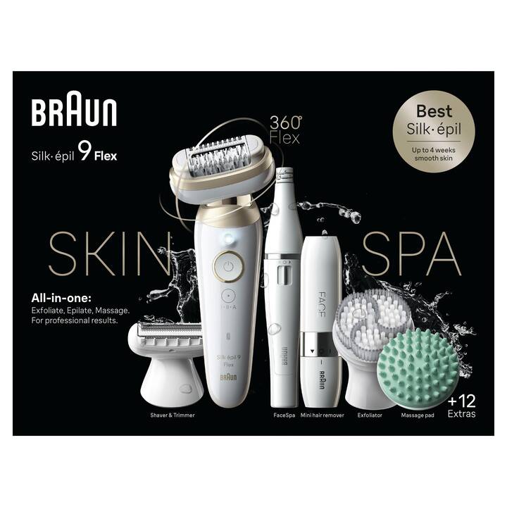 BRAUN Silk-épil 9-681 3D SkinSpa Depilatore
