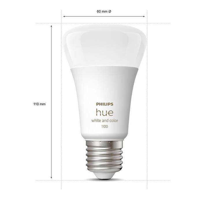 PHILIPS HUE Ampoule LED Secure Sensors Bundle (E27, ZigBee, WLAN, Bluetooth, 9 W)