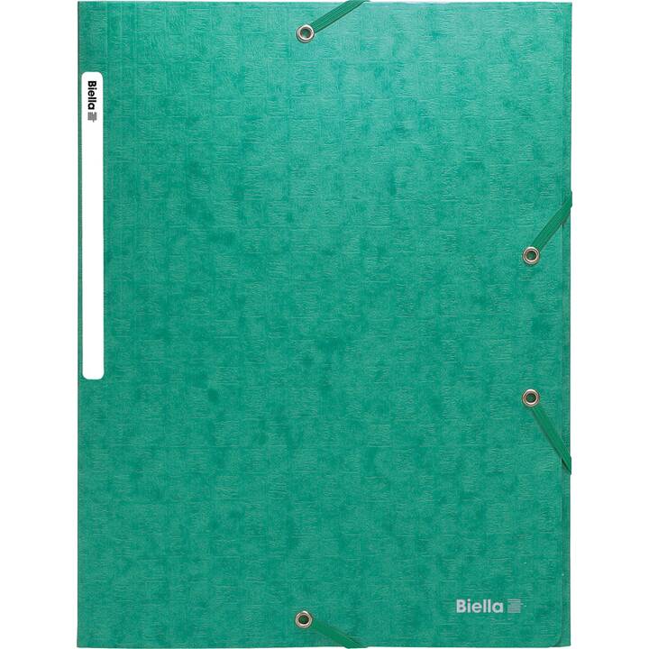 BIELLA Cartellina con elastico 178400.30 (Verde, A4, 1 pezzo)